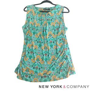 7th Avenue Multi Color Floral Print Tank Top